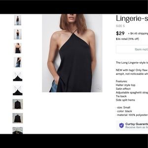 ISO!!! Zara Lingerie style top